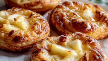 Delicious Apple & Cheese Danishes