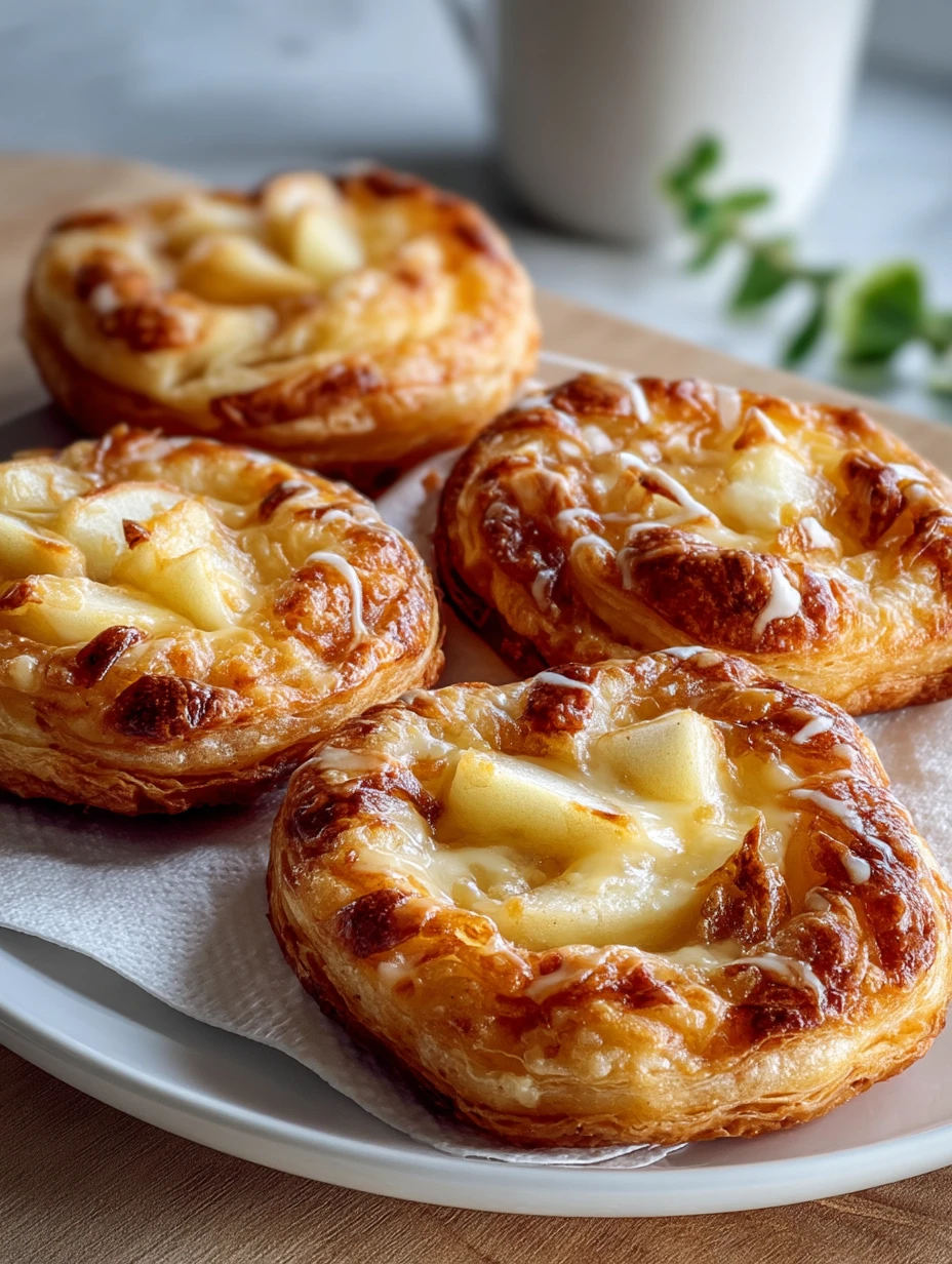 Delicious Apple & Cheese Danishes