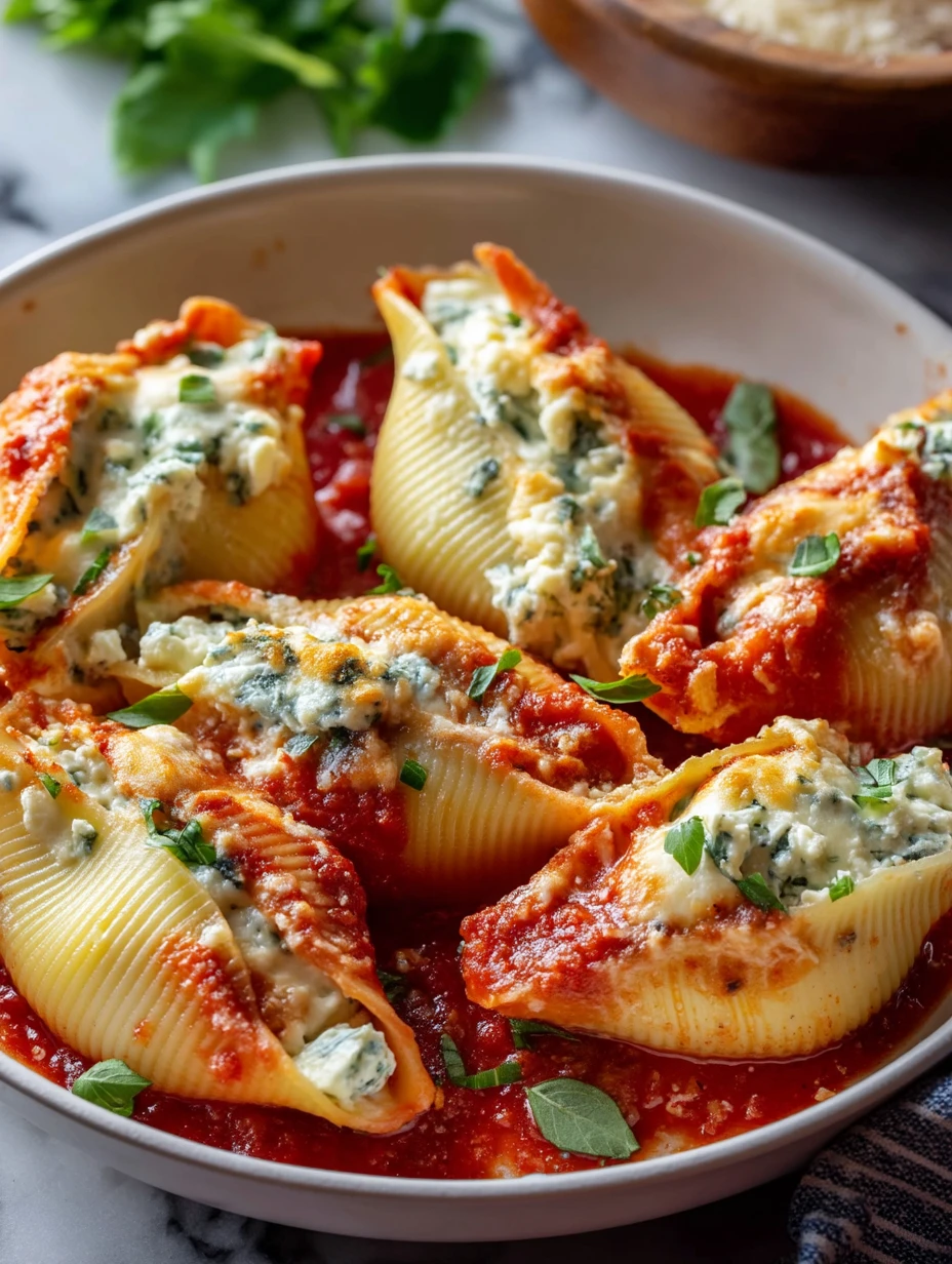 Ricotta Stuffed Shells