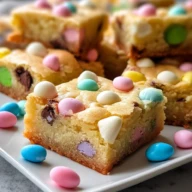 Easter Cake Mix Cookie Bars