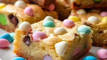Easter Cake Mix Cookie Bars