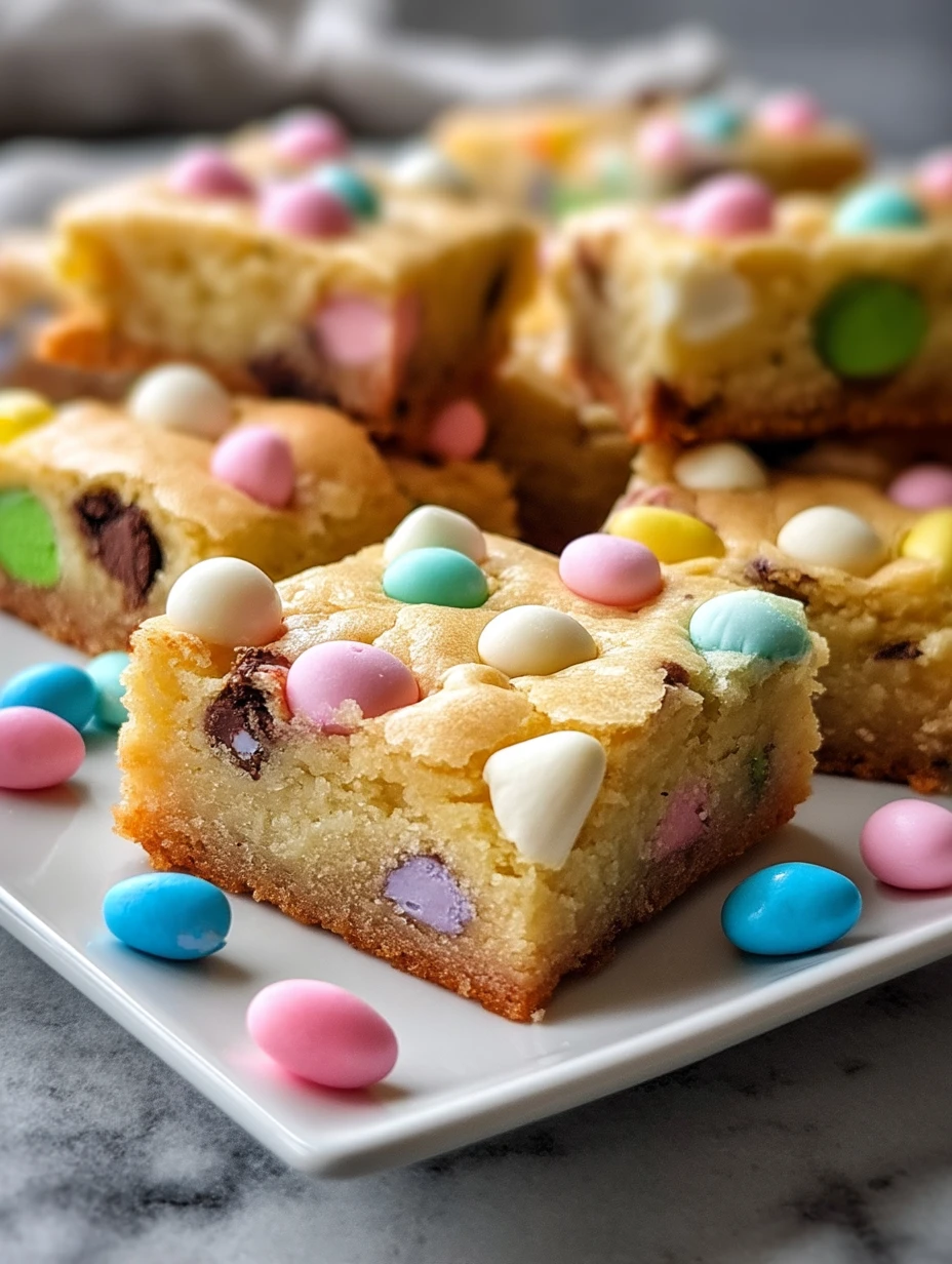 Easter Cake Mix Cookie Bars