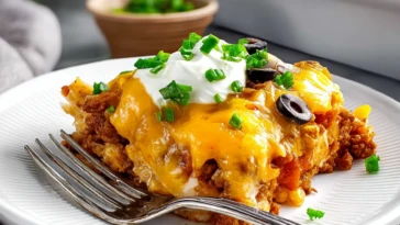 One-Pan Cheesy Tex-Mex John Wayne Casserole