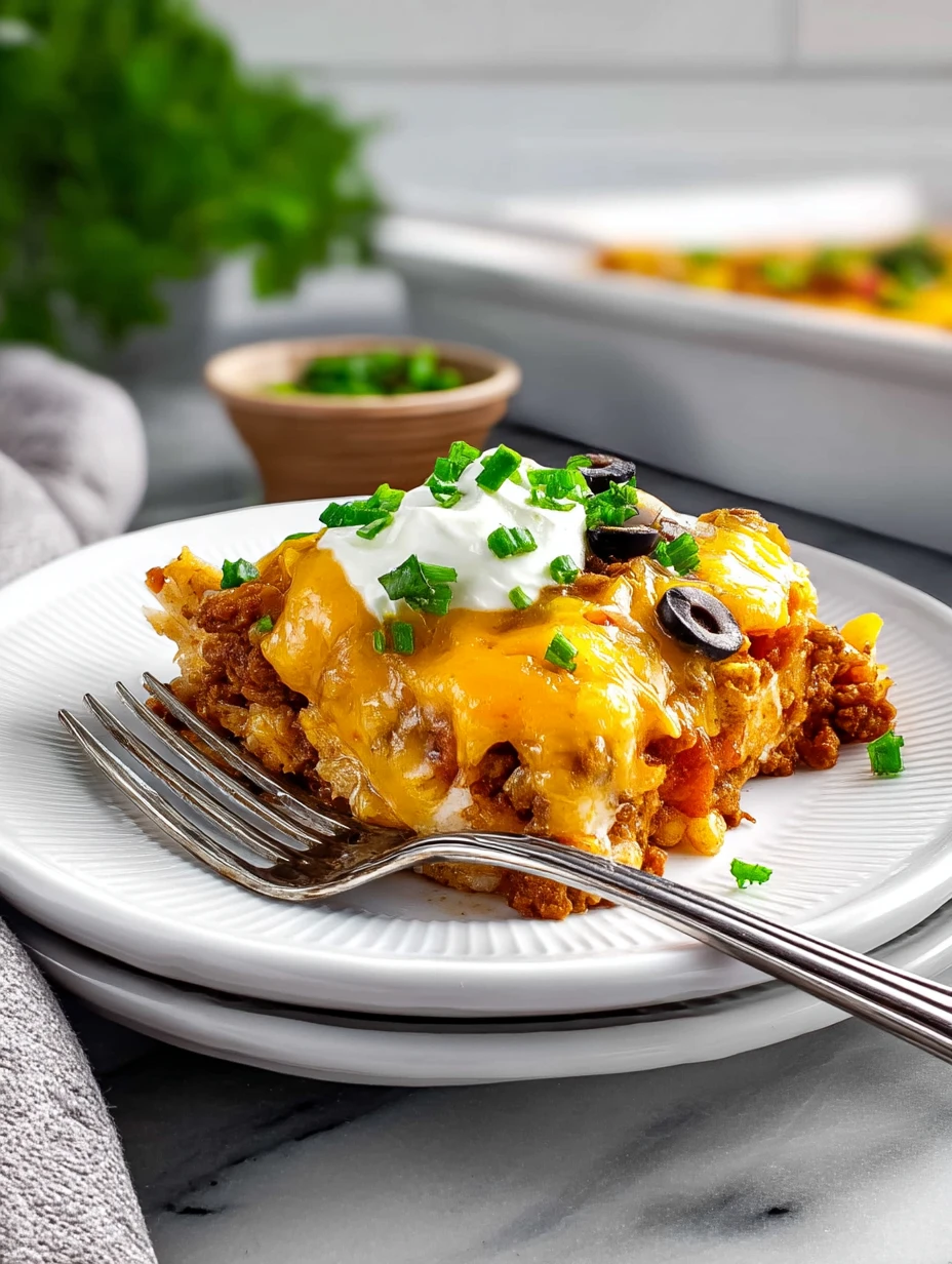 One-Pan Cheesy Tex-Mex John Wayne Casserole