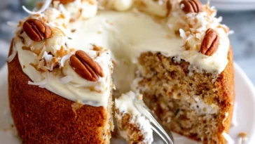 Coconut Hummingbird Easter Cake