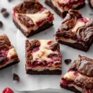 Raspberry Cheesecake Brownies