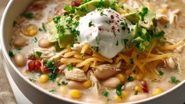 Crockpot White Chicken Chili Easy
