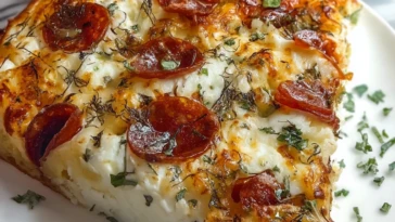 Pizza Style Cottage Cheese Bake
