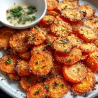Crispy Smashed Carrots