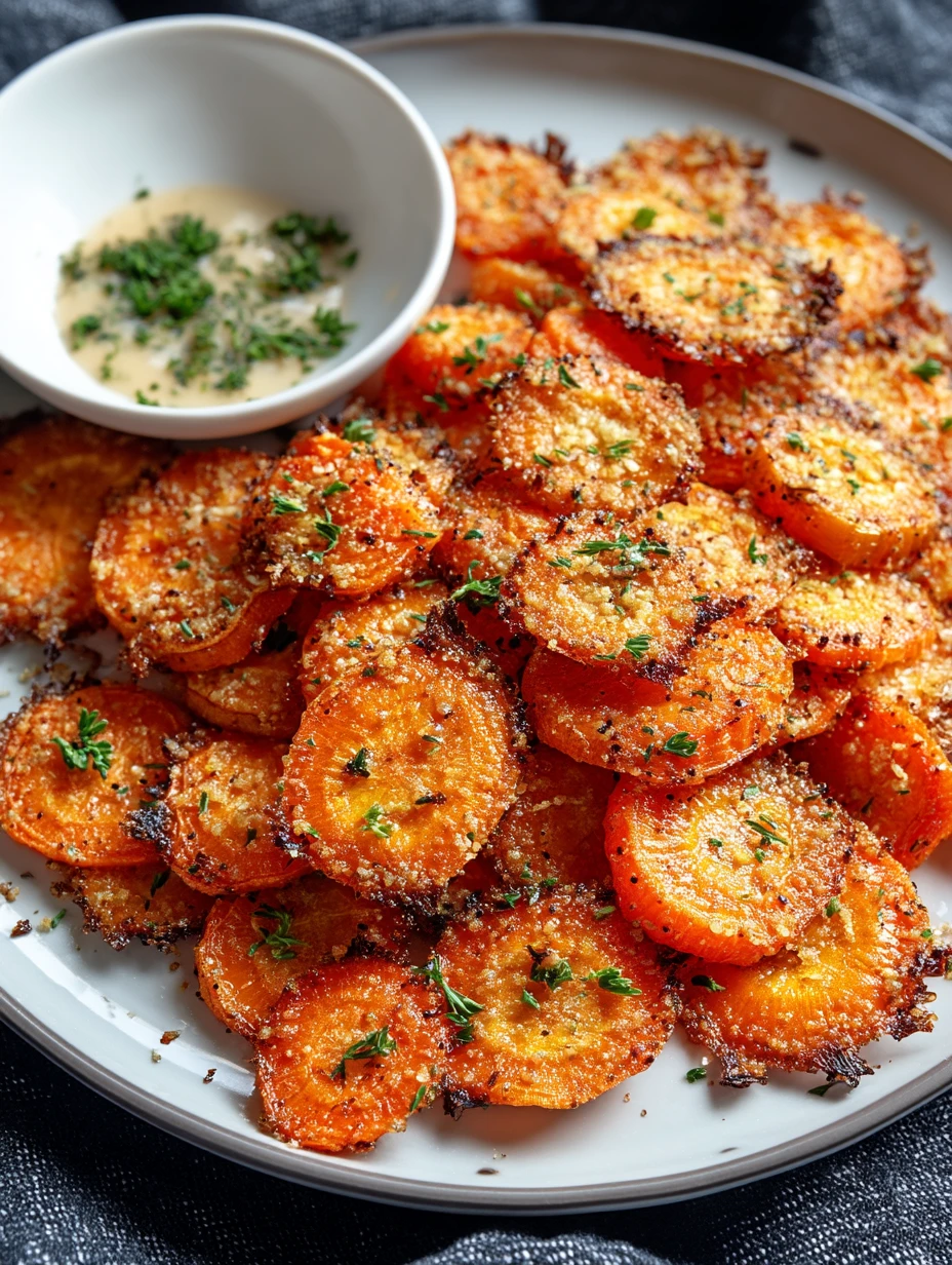 Crispy Smashed Carrots
