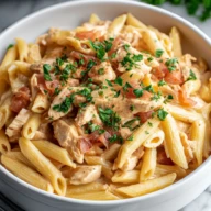 Crock Pot Cajun Chicken Pasta