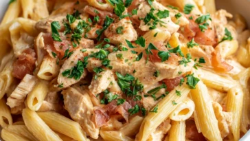 Crock Pot Cajun Chicken Pasta