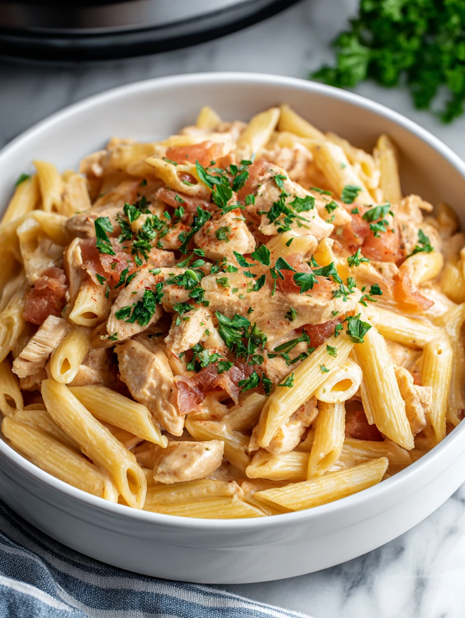 Crock Pot Cajun Chicken Pasta
