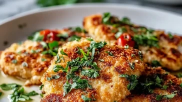 Cheesecake Factory Crusted Chicken Romano