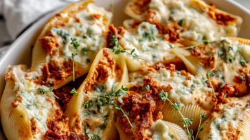 Creamy Sun-Dried Tomato and Ricotta Stuffed Shells
