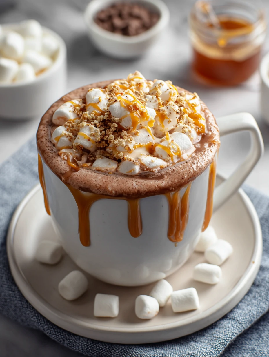 Caramel Marshmallow Hot Cocoa