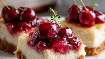 Cherry Cheesecake Bars