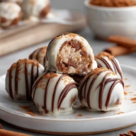 No-Bake Cinnamon Roll Truffles
