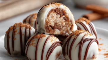 No-Bake Cinnamon Roll Truffles