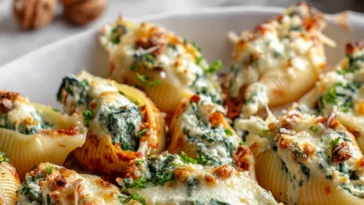 Spinach and Ricotta Stuffed Shells