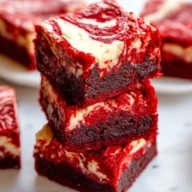 Easy Red Velvet Cheesecake Brownies