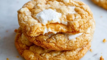 Soft and Chewy Fluffernutter Cookies