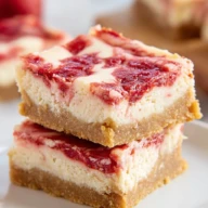 Soft Strawberry Cheesecake Bars