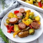 Easy Sheet Pan Sausage with Vegetables