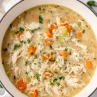 Creamy Chicken & Rice Soup