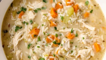 Creamy Chicken & Rice Soup