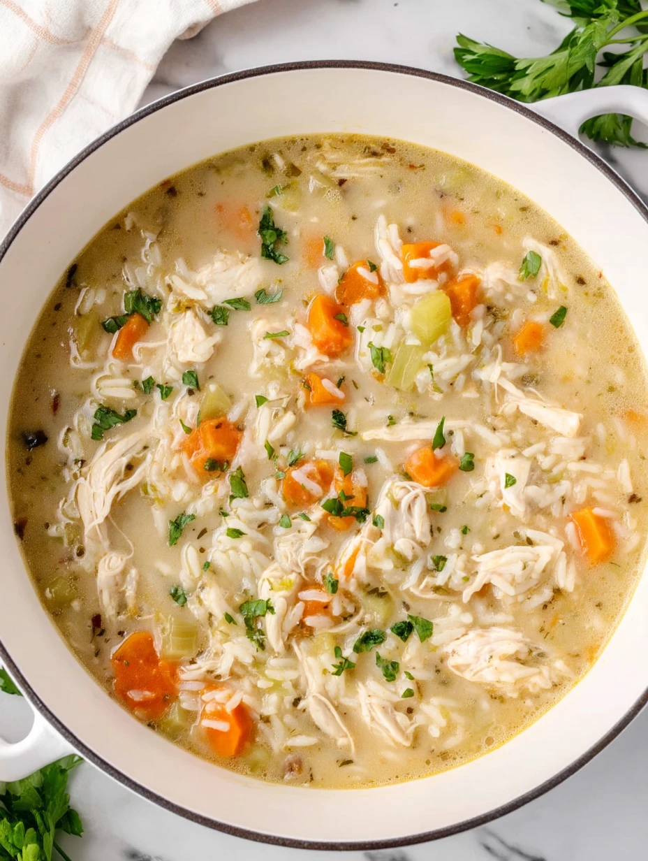 Creamy Chicken & Rice Soup