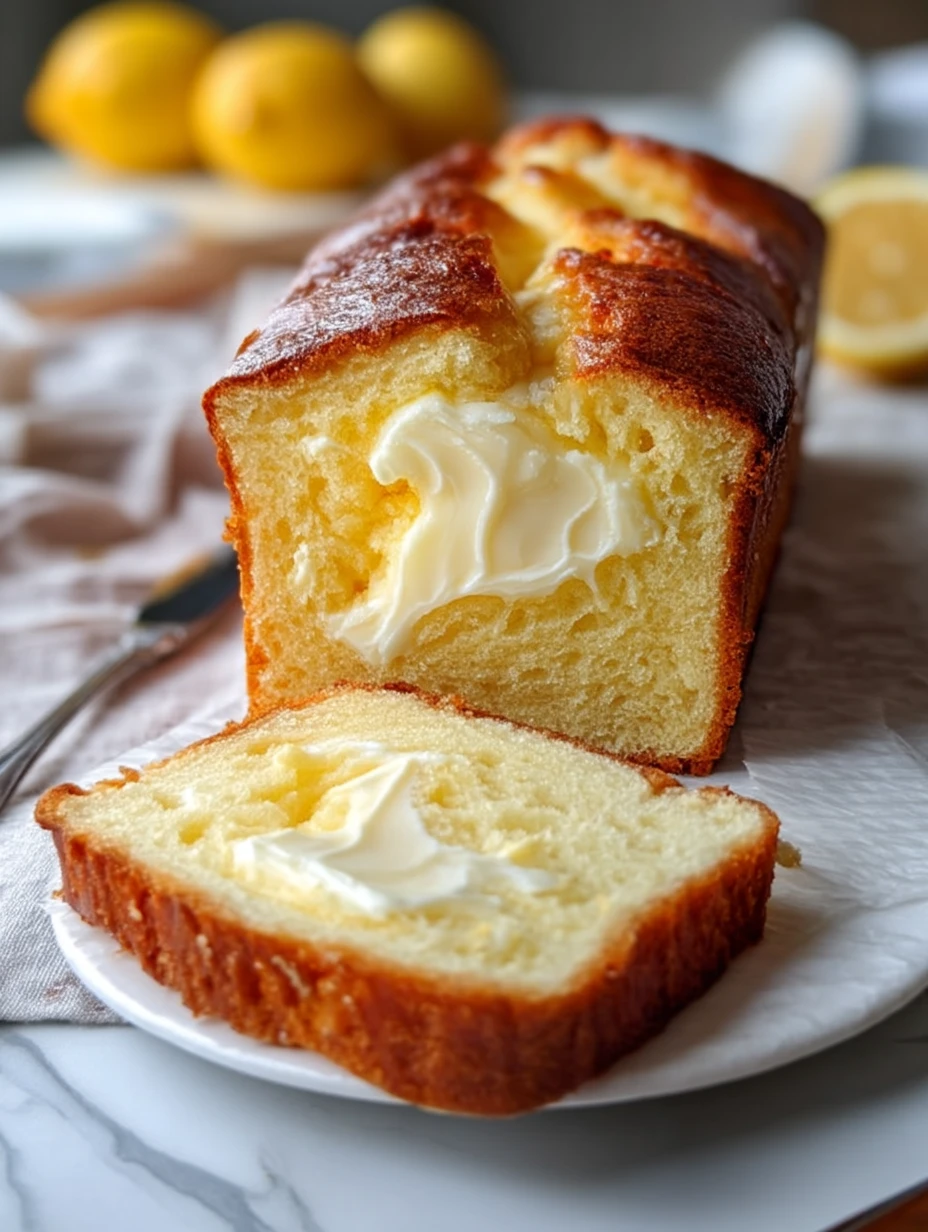 Delicious Lemon Cream Cheese Bread