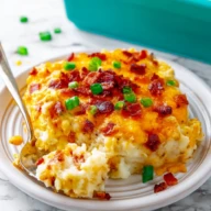 Loaded Twice Baked Potato Casserole