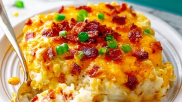 Loaded Twice Baked Potato Casserole
