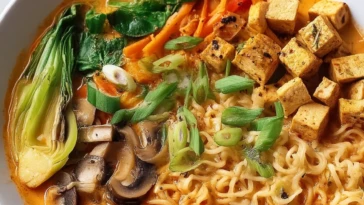 Vegan Thai Red Curry Ramen