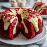 Red Velvet Cheesecake Bundt Dump Cake
