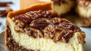 Delicious Pecan Cheesecake Pie