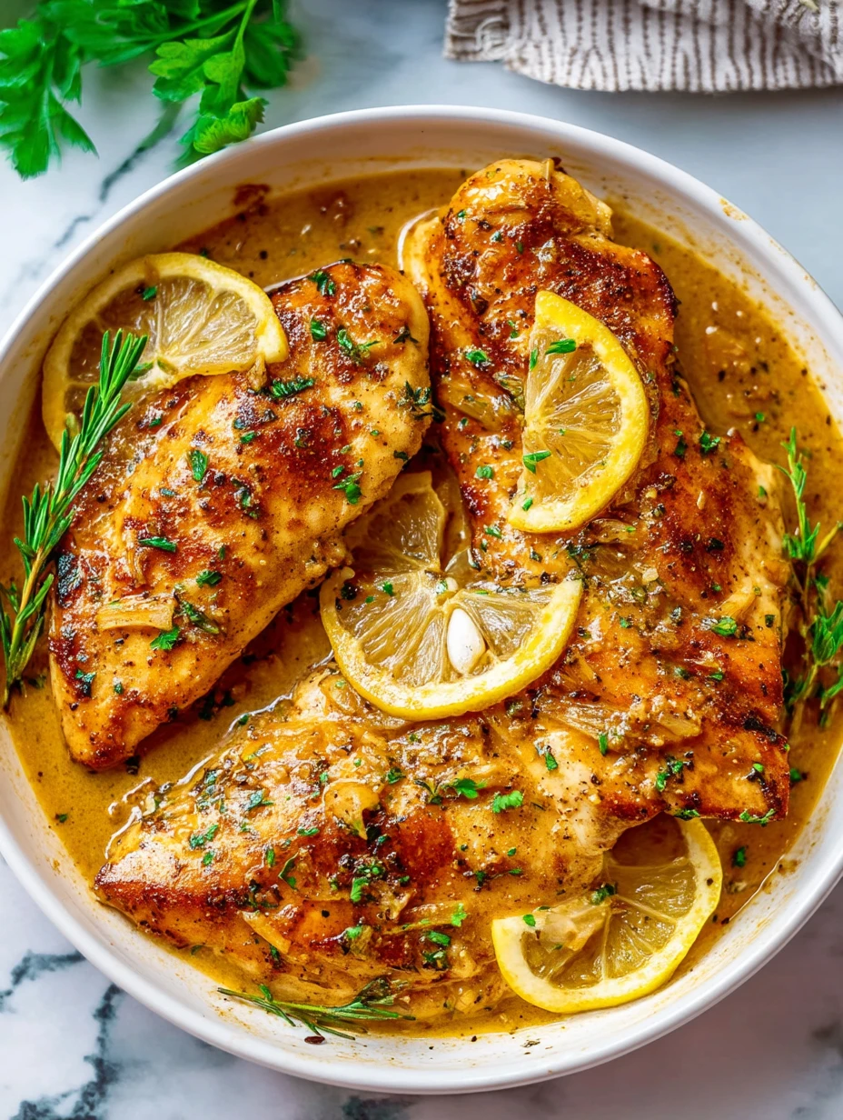 One Skillet Lemon Dijon Chicken