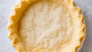 Easy Flaky All Butter Pie Crust