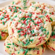 Softbatch No-Roll Holiday Sprinkles Cookies