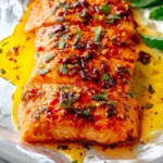 Baked Salmon with Sweet Chili Sauce