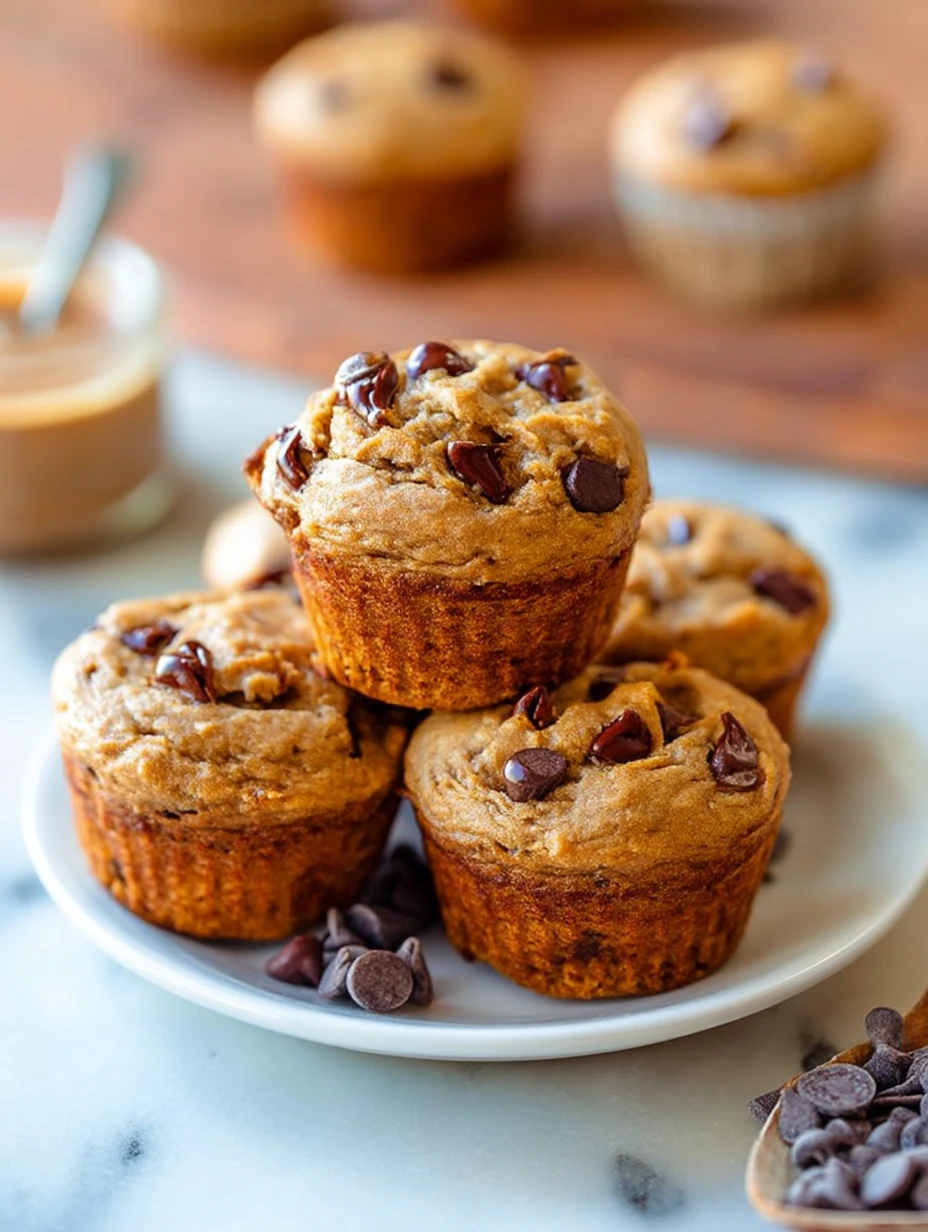 Flourless Peanut Butter Muffins
